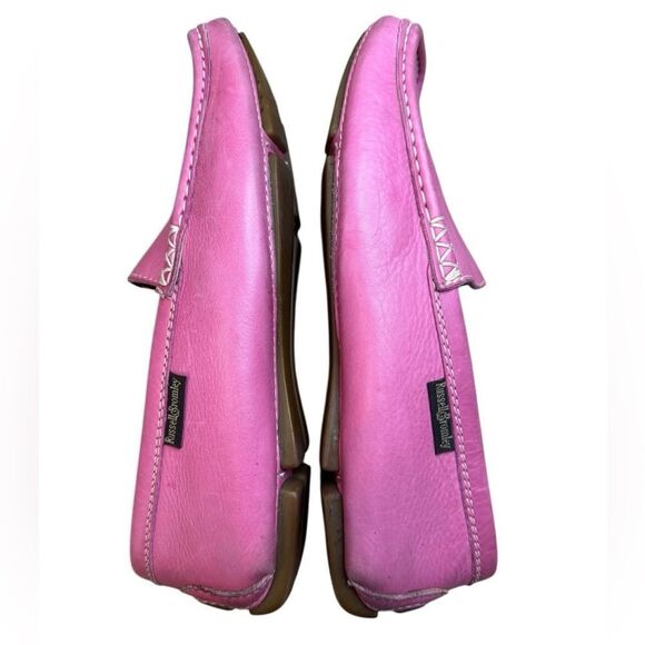 Russell & Bromley Pink Leather Loafers - Picture 9 of 12